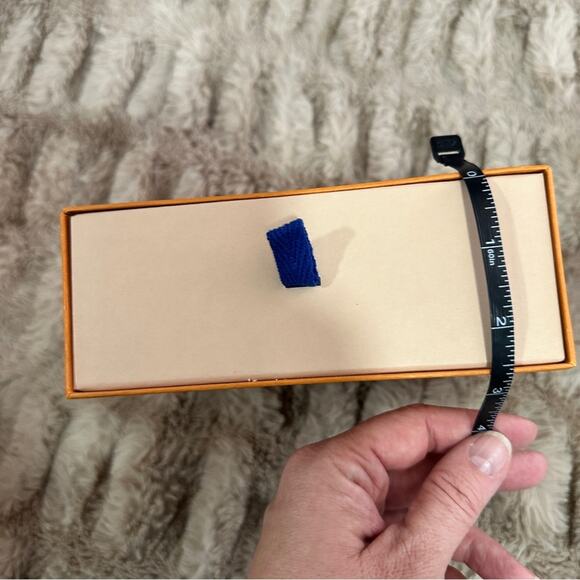 Louis Vuitton Orange Square Shaped Luxury Storage Or Gifting Boxes Lot Of 2 - Picture 7 of 11